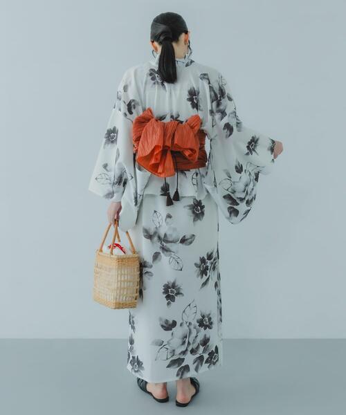 SENSE OF PLACE by URBAN RESEARCH(センスオブプレイスバイアーバンリサーチ)の「『WEB/一部店舗限定』ストローカゴバッグ(かごバッグ・レディース・ブラック/グレー/オフホワイト・ONE)」の9枚目の写真