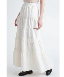 Rosy luce（ロージールーチェ）の「Side cut Rose Jacquard skirt（サイドカットローズジャガードスカート）（スカート）」