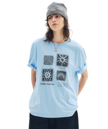 HELLO SUNRISE（ハローサンライズ）の「Sun Stamp Tee_Sky Blue（Tシャツ/カットソー）」