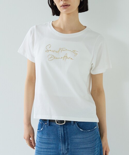 GALLEST(ギャレスト)の「3DプリントロゴTシャツ【再入荷】(Tシャツ/カットソー・レディース・ナチュラル/ブラック/ホワイト・38)」の18枚目の写真
