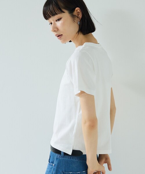 GALLEST(ギャレスト)の「3DプリントロゴTシャツ【再入荷】(Tシャツ/カットソー・レディース・ナチュラル/ブラック/ホワイト・38)」の12枚目の写真