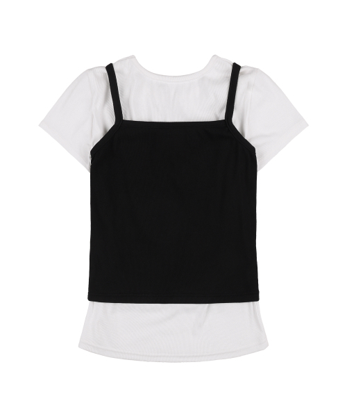 FANCY CLUB(ファンシークラブ)の「3-WAYレタリングコサージュTシャツ(ブラック)F25QB106(Tシャツ/カットソー・レディース・その他・ONE SIZE)」の6枚目の写真