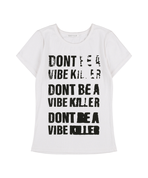 FANCY CLUB(ファンシークラブ)の「3-WAYレタリングコサージュTシャツ(ブラック)F25QB106(Tシャツ/カットソー・レディース・その他・ONE SIZE)」の9枚目の写真