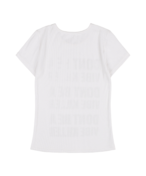 FANCY CLUB(ファンシークラブ)の「3-WAYレタリングコサージュTシャツ(ブラック)F25QB106(Tシャツ/カットソー・レディース・その他・ONE SIZE)」の10枚目の写真