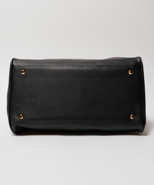 YOUNG&OLSEN The DRYGOODS STORE（ヤングアンドオルセン）の「YOUNG & OLSEN/ヤングアンドオルセン EMBOSSED LEATHER BELTED TOTE M カウレザー トートバッグ（トートバッグ・レディース・ブラウン/ベージュ/ブラック・FREE）」の10枚目の写真