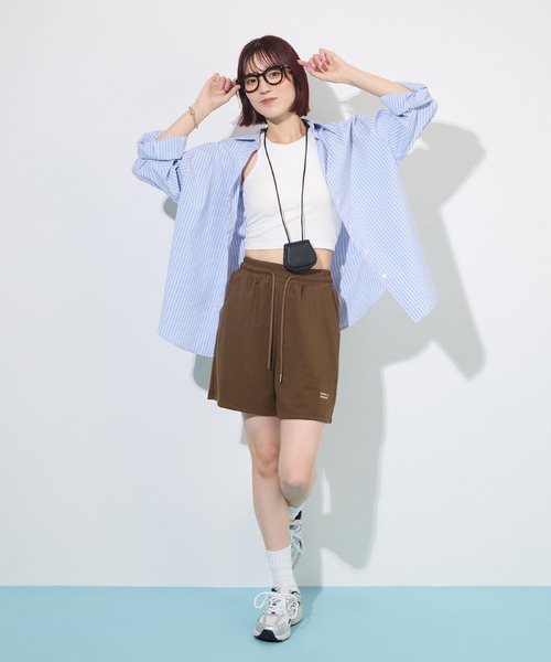 ABYS(アビス)の「【夏フェス】ロゴ刺繍スウェットショートパンツ(その他パンツ・レディース・ブラウン/アイボリー/グレー・FREE)」の15枚目の写真