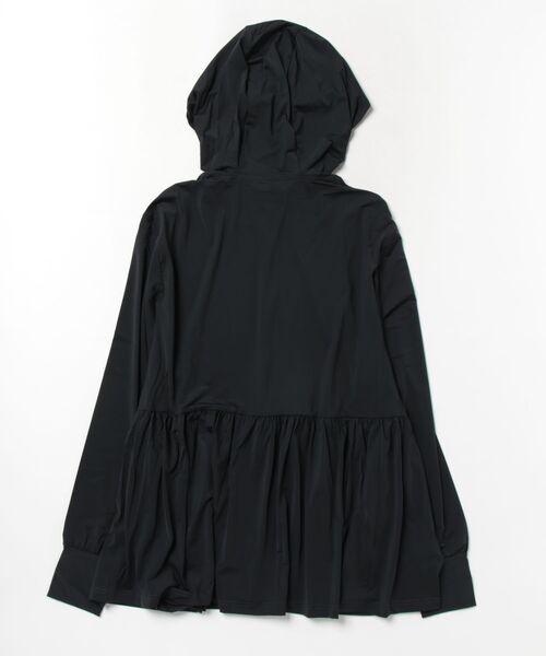 Ocean Pacific(オーシャンパシフィック)の「【UVカット・体型カバー・おしゃれ】Ocean Pacific レディース ペプラムラッシュガード 526452/2色展開|長袖 水陸両用 日焼け対策 ビーチ プール フェミニン(ラッシュガード・レディース・ホワイト/ブラック・MEDIUM/LARGE)」の3枚目の写真