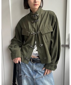 2サイズ展開 / UNISEX 》ATMARKスエードトラックジャケット パイピング