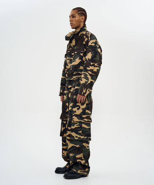 WORLDDILEMA（ワールドジレンマ）の「SET-UP CROPPED MILITARY JACKET (CAMO)（その他アウター・レディース・カモフラージュ・FREE）」の3枚目の写真