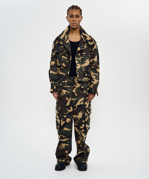 WORLDDILEMA（ワールドジレンマ）の「SET-UP CROPPED MILITARY JACKET (CAMO)（その他アウター・レディース・カモフラージュ・FREE）」の6枚目の写真