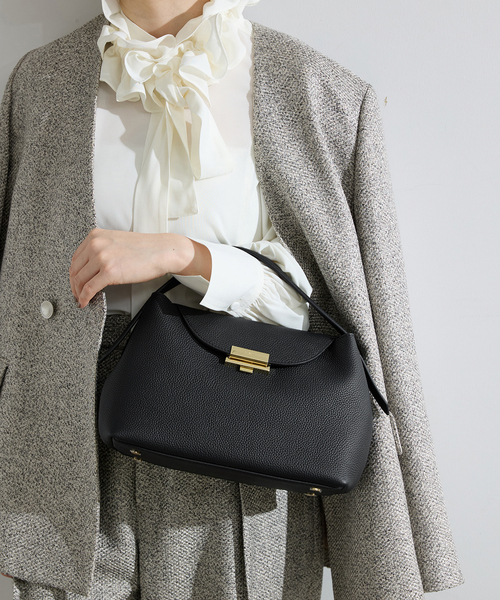 IENA（イエナ）の「《追加2》PUNTI./プンティ MAGNOLIA HAND ハンドバッグ P-011（ハンドバッグ・レディース・ブラック/ブラウン・FREE）」の6枚目の写真