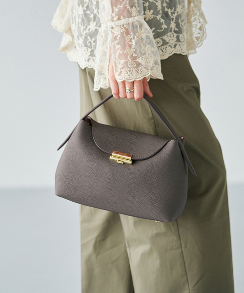 IENA（イエナ）の「《追加2》PUNTI./プンティ MAGNOLIA HAND ハンドバッグ P-011（ハンドバッグ・レディース・ブラック/ブラウン・FREE）」の10枚目の写真