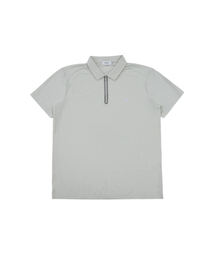 MONBIRDIE GOLF（モンバーディーゴルフ）の「メンズ エアリーフィット ハーフジップ 半袖 パウダーグリーン（Tシャツ/カットソー）」