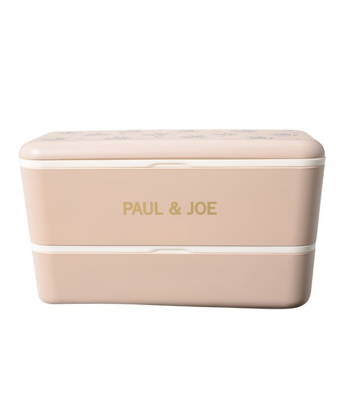 PAUL&JOE(ポールアンドジョー)の「ポール & ジョー ブレイクタイム マークス ランチボックス・長方形・2段 <ベア・ラテ>(お弁当箱・レディース・ベージュ・FREE)」の3枚目の写真