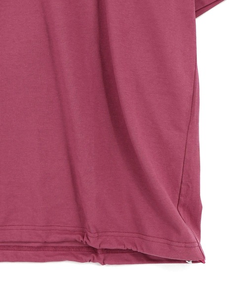 ScoLar Parity(スカラーパリティ)の「362118:ネコの襲来アート柄 ドロスト付き接触冷感Tシャツ(Tシャツ/カットソー・レディース・イエロー/オフホワイト/ピンク/ブラック・M)」の19枚目の写真