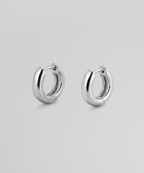 PLUS VENDOME(プラス ヴァンドーム)の「フープ_S キャッチレスピアス(ピアス(両耳用)・レディース・ゴールド/シルバー・ONE SIZE)」の1枚目の写真