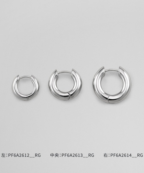 PLUS VENDOME(プラス ヴァンドーム)の「フープ_S キャッチレスピアス(ピアス(両耳用)・レディース・ゴールド/シルバー・ONE SIZE)」の4枚目の写真