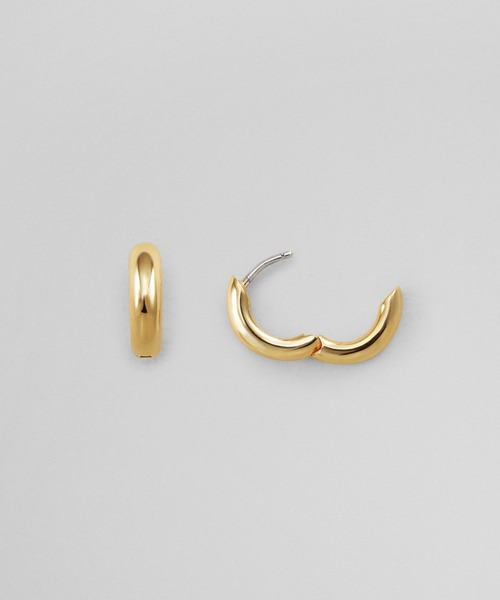 PLUS VENDOME(プラス ヴァンドーム)の「フープ_S キャッチレスピアス(ピアス(両耳用)・レディース・ゴールド/シルバー・ONE SIZE)」の5枚目の写真