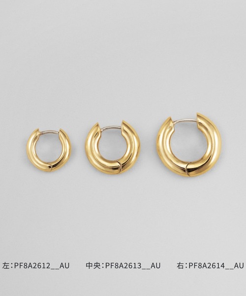 PLUS VENDOME(プラス ヴァンドーム)の「フープ_S キャッチレスピアス(ピアス(両耳用)・レディース・ゴールド/シルバー・ONE SIZE)」の6枚目の写真