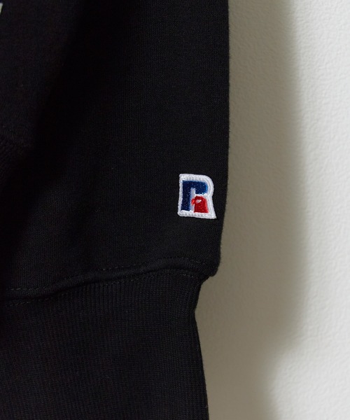 Russell Athletic(ラッセルアスレティック)の「RUSSELL ATHLETIC / ラッセルアスレティック × BerBerJin / ベルベルジン Nu Blend Double Face CN Sweat ダブルフェイス クルーネック スウェット トレーナー シンプル 長袖 メンズ レディース 2026年 秋 秋服 冬 冬服(スウェット・メンズ・ブラック/チャコールグレー/ネイビー・L/XL/M)」の5枚目の写真