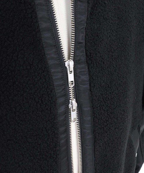 CAMBIO(カンビオ)の「mj11708-Boa×Nylon Hooded Blouson フーデッドブルゾン(A70426cmb)(ブルゾン・メンズ・ブルー/オリーブ/ブラック・S/M/L)」の8枚目の写真