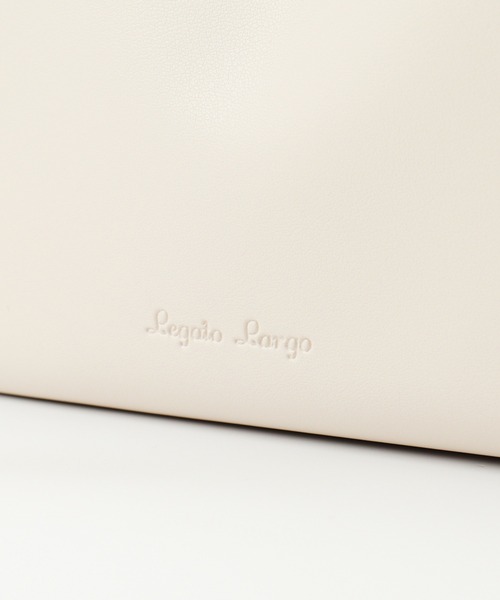 Legato Largo(レガートラルゴ)の「Legato Largo 肩楽PU 2WAYショルダー(ショルダーバッグ・レディース・シルバー/ブラック・FREE)」の14枚目の写真