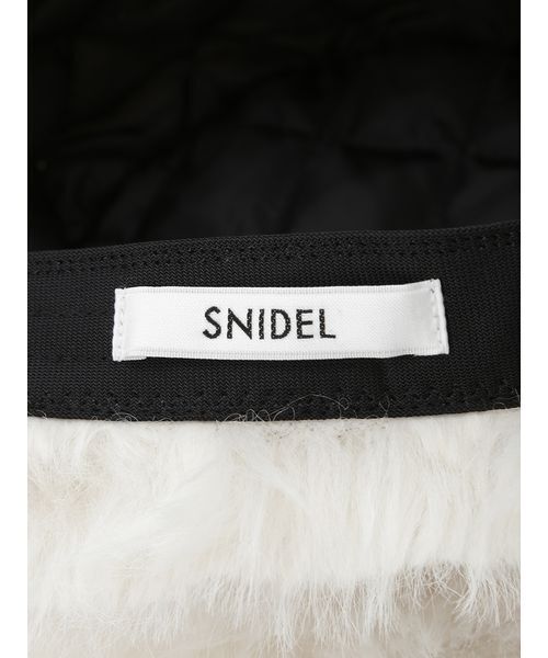 SNIDEL(スナイデル)の「ロシアンフェイクファーハット(ハット・レディース・アイボリー/グレー・F)」の10枚目の写真