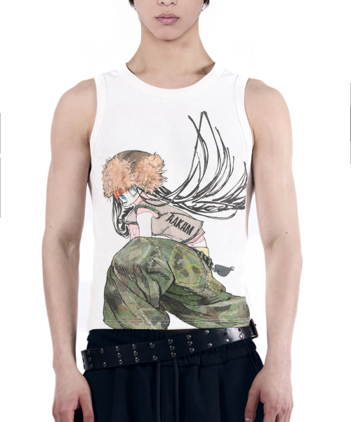 AAKAM(アーカム)の「ChaCha Freestyle Sleeveless (White)(Tシャツ/カットソー・レディース・その他・1/2)」の5枚目の写真