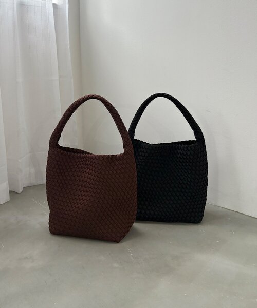 DouDou(ドゥドゥ)の「【OKOCHI企画】ポーチ付メッシュトートバッグ(トートバッグ・レディース・ブラック/ブラウン・FREE)」の6枚目の写真