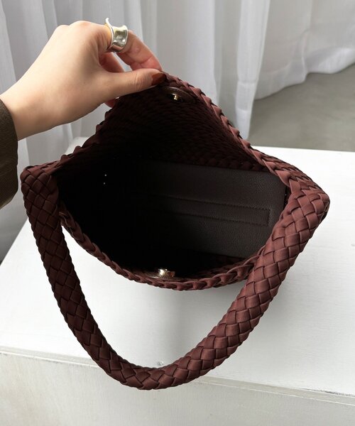 DouDou(ドゥドゥ)の「【OKOCHI企画】ポーチ付メッシュトートバッグ(トートバッグ・レディース・ブラック/ブラウン・FREE)」の22枚目の写真