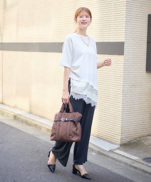 KATHARINE ROSS(キャサリンロス)の「コンチョベルト付き2WAYパフィートートバッグ WEB限定(トートバッグ・レディース・ブラック/ダークブラウン/カーキ・FREE)」の22枚目の写真
