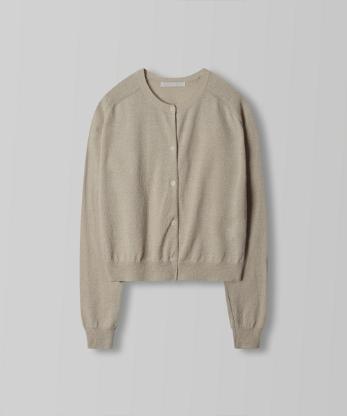 108POUND(108パウンド)の「Lino Knit Cardigan_Beige(カーディガン/ボレロ・レディース・その他・FREE)」の1枚目の写真