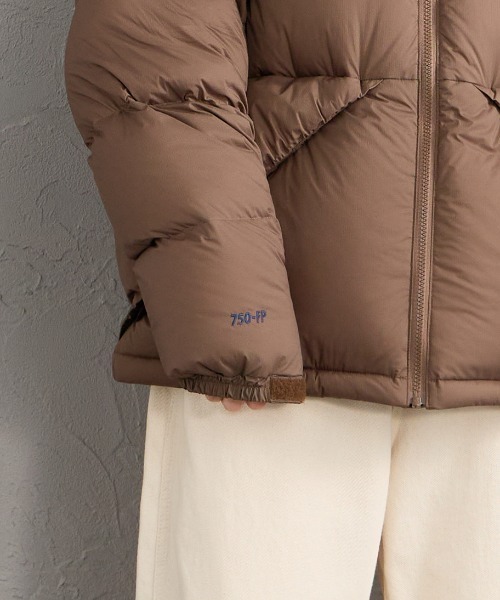 MARMOT（マーモット）の「【WEB先行予約】[Marmot/マーモット] 別注 ワンポイントロゴ 750FPダウンジャケット（ダウンジャケット/コート・レディース・ブラック/ブラウン/グレー・S/M/L/XL）」の4枚目の写真
