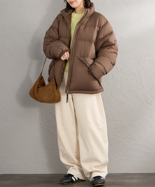 MARMOT（マーモット）の「【WEB先行予約】[Marmot/マーモット] 別注 ワンポイントロゴ 750FPダウンジャケット（ダウンジャケット/コート・レディース・ブラック/ブラウン/グレー・S/M/L/XL）」の6枚目の写真