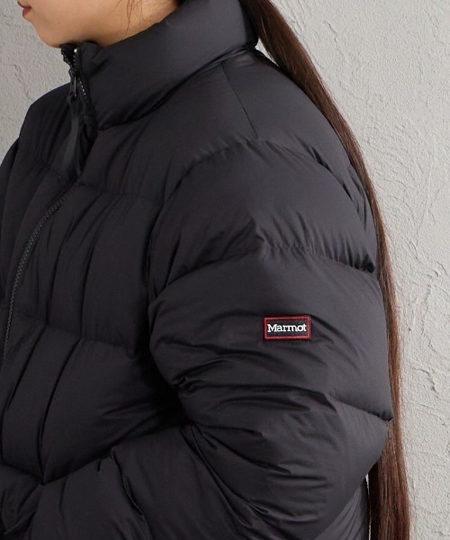 MARMOT（マーモット）の「【WEB先行予約】[Marmot/マーモット] 別注 ワンポイントロゴ 750FPダウンジャケット（ダウンジャケット/コート・レディース・ブラック/ブラウン/グレー・S/M/L/XL）」の18枚目の写真
