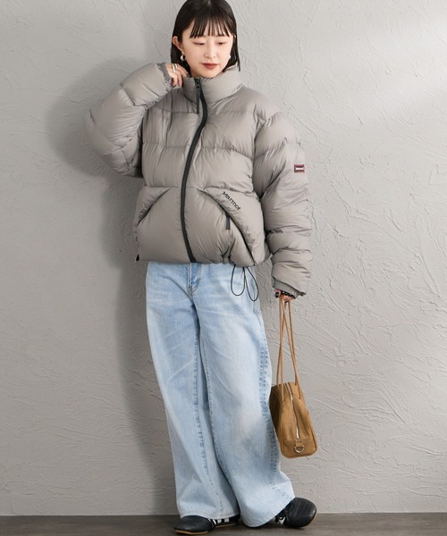 MARMOT（マーモット）の「【WEB先行予約】[Marmot/マーモット] 別注 ワンポイントロゴ 750FPダウンジャケット（ダウンジャケット/コート・レディース・ブラック/ブラウン/グレー・S/M/L/XL）」の7枚目の写真