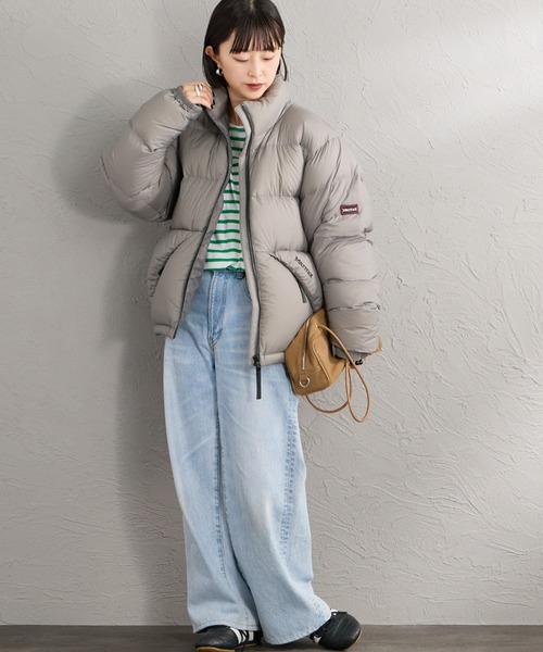 MARMOT（マーモット）の「【WEB先行予約】[Marmot/マーモット] 別注 ワンポイントロゴ 750FPダウンジャケット（ダウンジャケット/コート・レディース・ブラック/ブラウン/グレー・S/M/L/XL）」の9枚目の写真