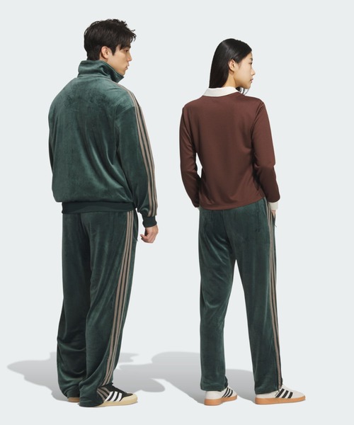 adidas(アディダス)の「FB TPベロア / ファイヤーバード トラックパンツ ベロア / ジャージ / アディダスオリジナルス adidas Originals(その他パンツ・メンズ・グリーン・XX-LARGE/XX-SMALL/3XL/LARGE/MEDIUM/SMALL/X-LARGE/X-SMALL)」の4枚目の写真