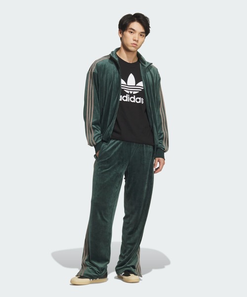 adidas(アディダス)の「FB TPベロア / ファイヤーバード トラックパンツ ベロア / ジャージ / アディダスオリジナルス adidas Originals(その他パンツ・メンズ・グリーン・XX-LARGE/XX-SMALL/3XL/LARGE/MEDIUM/SMALL/X-LARGE/X-SMALL)」の5枚目の写真