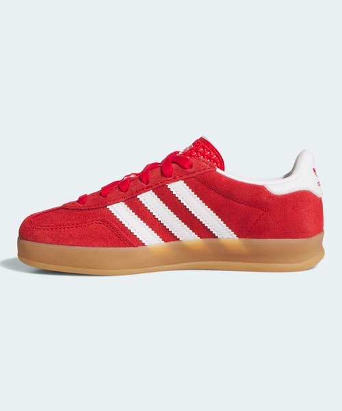 adidas(アディダス)の「ガゼル インドア / GAZELLE INDOOR / アディダスオリジナルス adidas Originals(スニーカー・キッズ・レッド・19.0cm/20.0cm/21.0cm/17.0cm/18.0cm)」の6枚目の写真