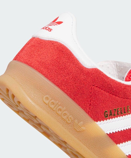 adidas(アディダス)の「ガゼル インドア / GAZELLE INDOOR / アディダスオリジナルス adidas Originals(スニーカー・キッズ・レッド・19.0cm/20.0cm/21.0cm/17.0cm/18.0cm)」の7枚目の写真