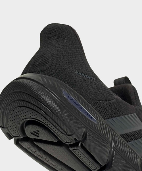 adidas（アディダス）の「CLOUDFOAM フレックス ラウンジ ラピッドフィット / CLOUDFOAM FLEX LOUNGE RAPIDFIT / アディダス adidas（スニーカー・メンズ・ブラック・24.5cm/25.0cm/25.5cm/26.0cm/26.5cm/27.0cm/27.5cm/28.0cm/28.5cm/29.0cm）」の8枚目の写真