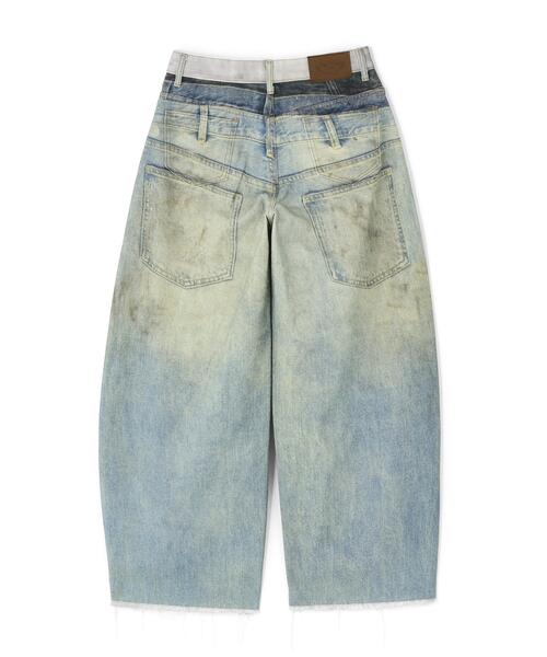 L.H.P（エルエイチピー）の「MAVYTH/メヴィス/TROMPE-I'OEIL DENIM PANT（デニムパンツ・メンズ・その他4・L/M）」の5枚目の写真