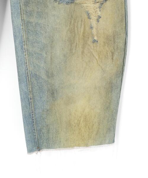 L.H.P（エルエイチピー）の「MAVYTH/メヴィス/TROMPE-I'OEIL DENIM PANT（デニムパンツ・メンズ・その他4・L/M）」の9枚目の写真