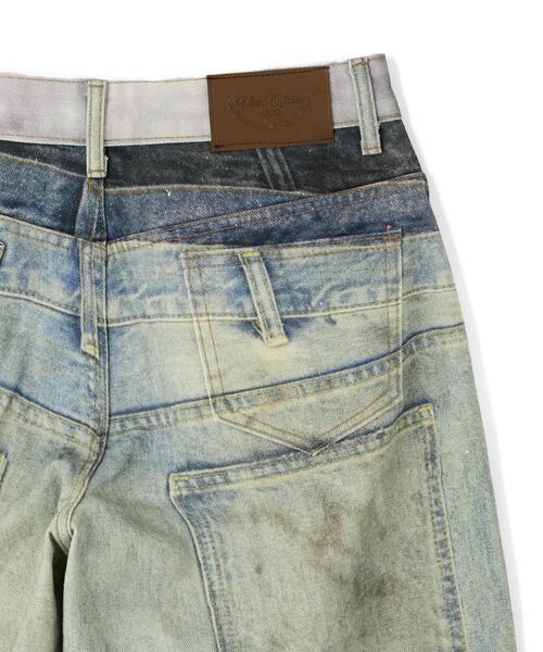 L.H.P（エルエイチピー）の「MAVYTH/メヴィス/TROMPE-I'OEIL DENIM PANT（デニムパンツ・メンズ・その他4・L/M）」の11枚目の写真