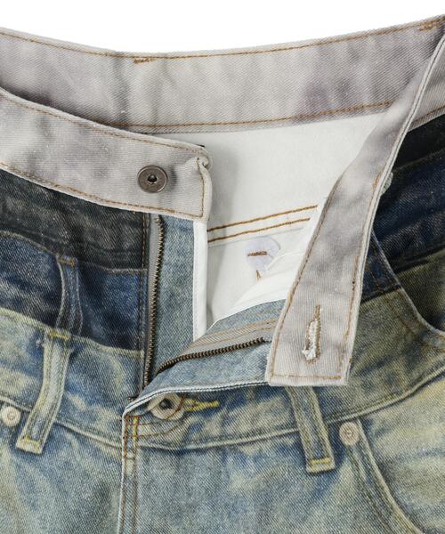 L.H.P（エルエイチピー）の「MAVYTH/メヴィス/TROMPE-I'OEIL DENIM PANT（デニムパンツ・メンズ・その他4・L/M）」の13枚目の写真
