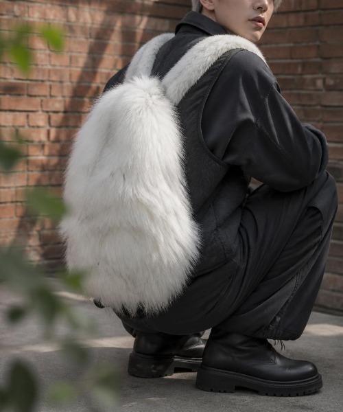Burner(バーナー)の「【FEMLY DAILY(フェミリーデイリー)】バックパック/リュック fem-bag-13-80【RBT】(バックパック/リュック・レディース・ブラック/グレー/ホワイト・FREE)」の1枚目の写真