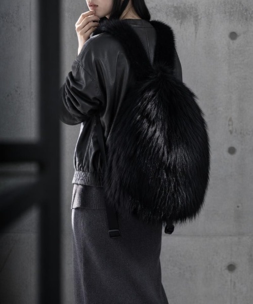 Burner(バーナー)の「【FEMLY DAILY(フェミリーデイリー)】バックパック/リュック fem-bag-13-80【RBT】(バックパック/リュック・レディース・ブラック/グレー/ホワイト・FREE)」の2枚目の写真