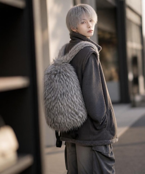 Burner(バーナー)の「【FEMLY DAILY(フェミリーデイリー)】バックパック/リュック fem-bag-13-80【RBT】(バックパック/リュック・レディース・ブラック/グレー/ホワイト・FREE)」の22枚目の写真