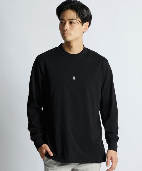 LANVIN en Bleu(ランバンオンブルー)の「シルキータッチ クルーネック ロンT(Tシャツ/カットソー・メンズ・ブルーグレー/ネイビー/グレー/ブラック/ホワイト・46/48/50/52)」の3枚目の写真